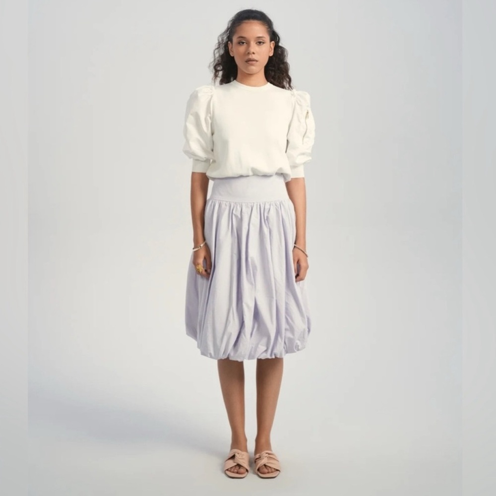 NWT Aleeza Paris Lavender bubble Skirt XS